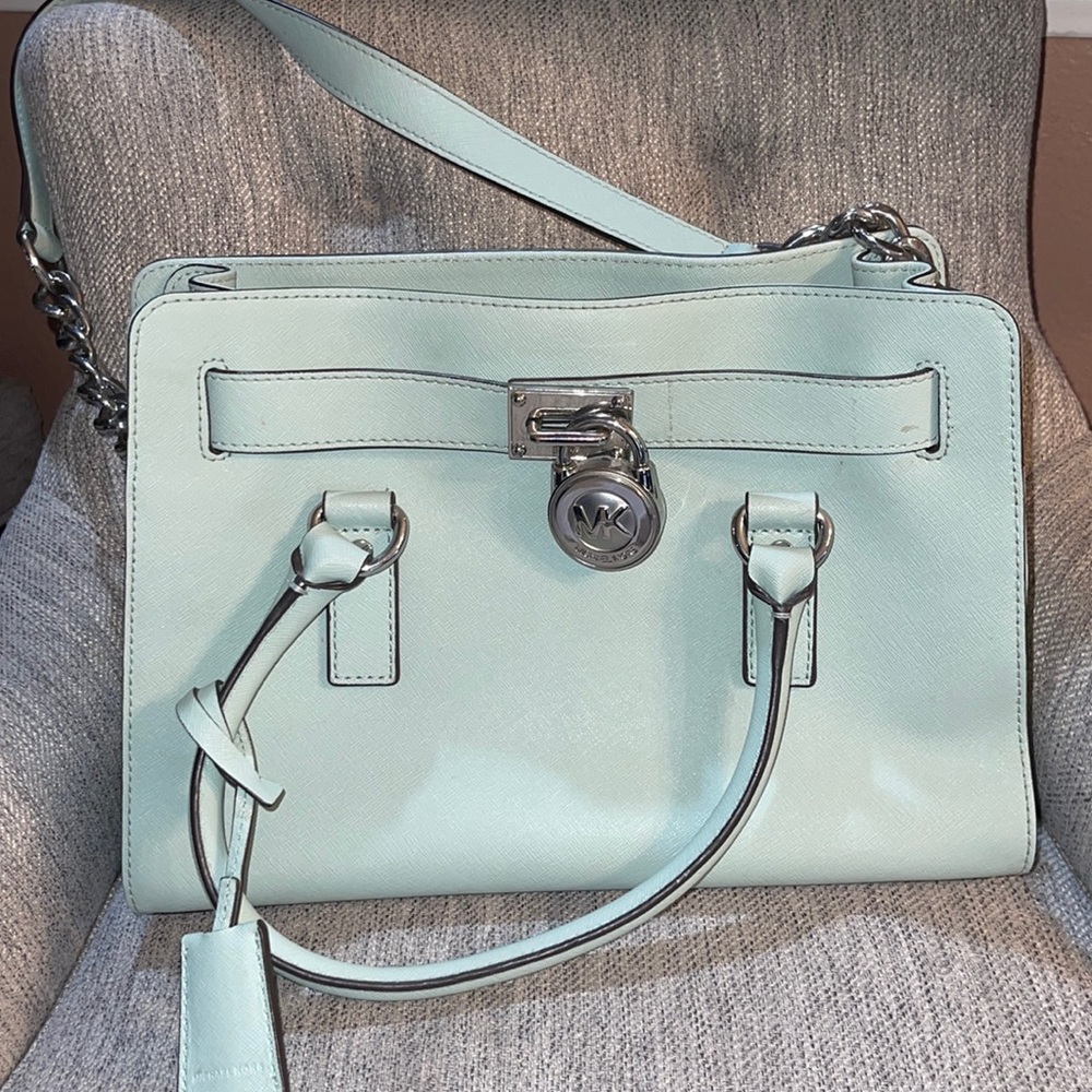 MK baby blue bag!!